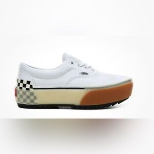 Vans Era Stacked White Checkerboard women’s 8 men’s 6.5